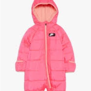 Nike baby snowsuit (Race Pink color / bright pink) NWT. In original packaging
